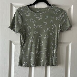 SO Green Fitted Short Sleeve Tee